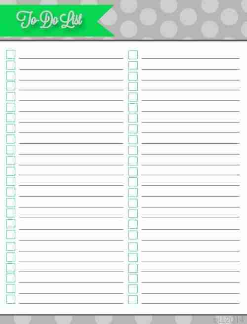 Every printable you could ever need to keep your blog organized (for free)!