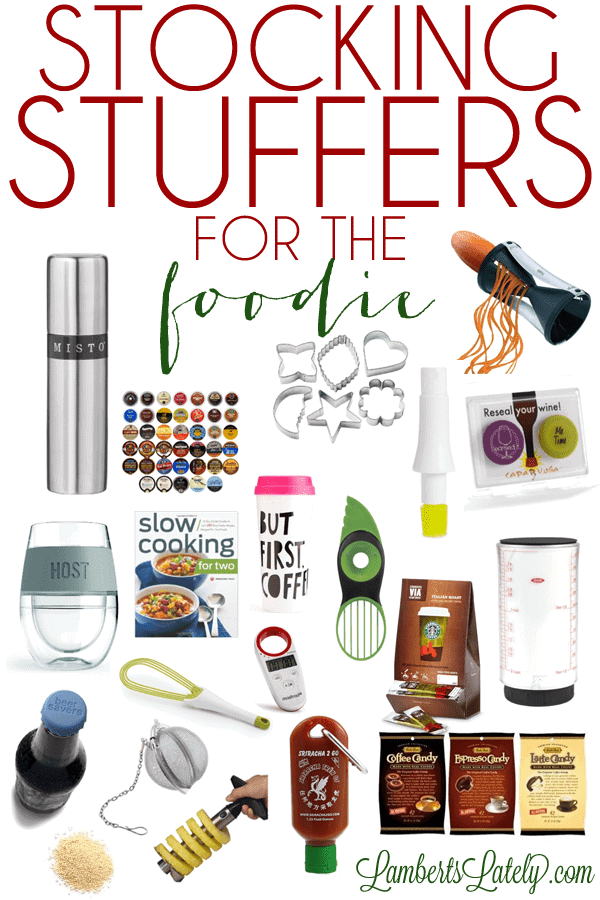 101 Unique Stocking Stuffers for Women...huge list of different gift ideas for a woman, broken into categories (crafter, beauty guru, athlete, etc.). Great resource!