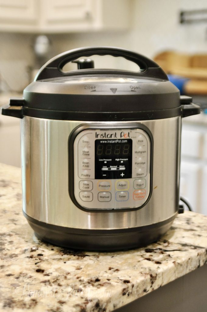 This post shows how to clean an Instant Pot with a simple vinegar and water solution (and even what you can and can't put in the dishwasher). See how to clean the lid, base, and inside easily.